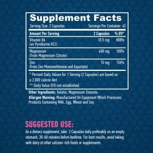 Haya Labs ZMA - komplex ásványi anyagok - 90 kapszula