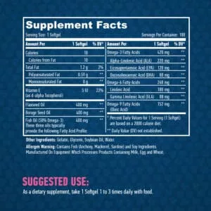 HAYA LABS - Omega 3-6-9 / 100 lágykapszula