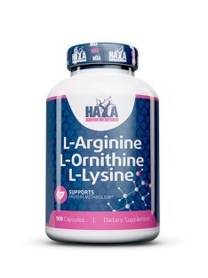 HAYA LABS - L-Arginine L-Ornithine L-Lysine  /100 kapszula