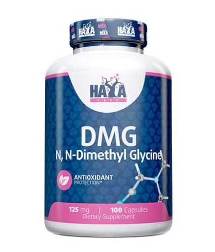 Haya Labs DMG - Dimetil-glicin természetes aminósav (125 mg) - 100 kapszula