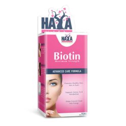   Haya Labs Biotin - Haj, bőr és köröm vitamin (10 000 mcg.) - 100 tabletta 