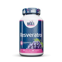   Haya Labs Resveratrol - szív -és érrendszeri támogatás (500mg) - 60 tabletta