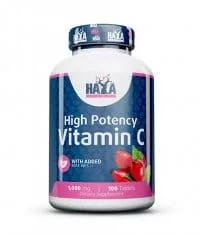 HAYA LABS - Vitamin C with Rose Hips 1000 mg / 100 Vtab - C-vitamin csipkebogyóval