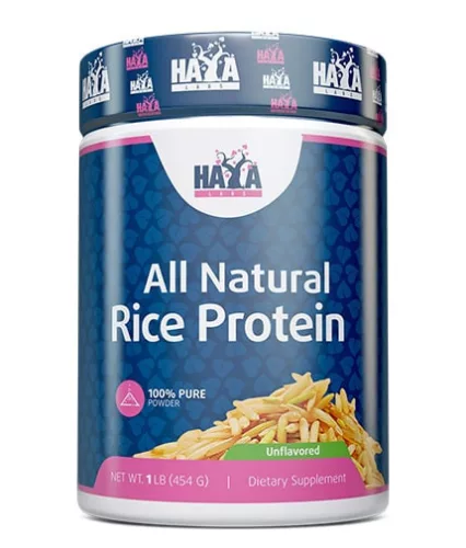 Haya Labs 100% Természetes Rizsfehérje - 454 g
