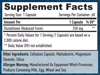 Haya Labs Glutation - Antioxidáns - 60 kapszula