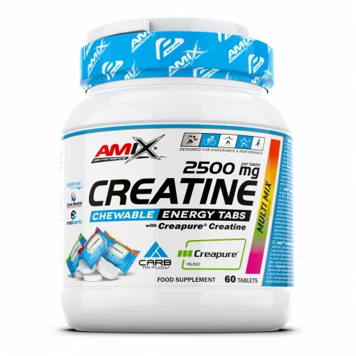 Amix Performance Creapure 2500 mg - Kreatin Rágótabletta - 60 Tabletta