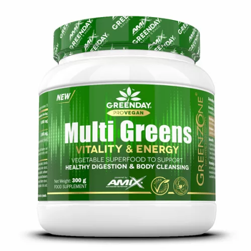 Amix MultiGreens Vitality&Energy Superfood - Zöldségpor - narancs - 300g