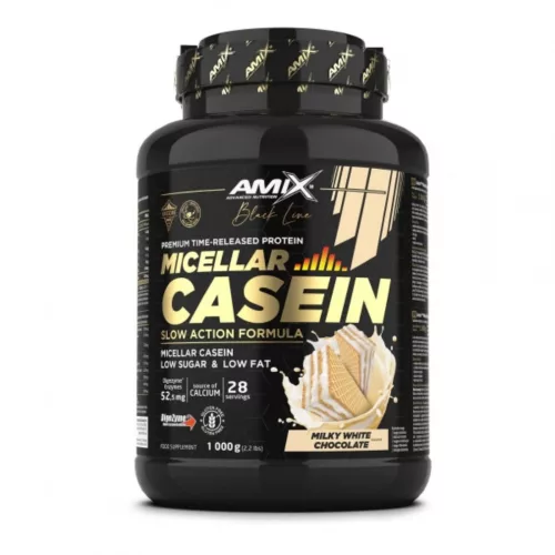 Amix Black Line Micellar Casein - Milky White Chocolate - 1000g 