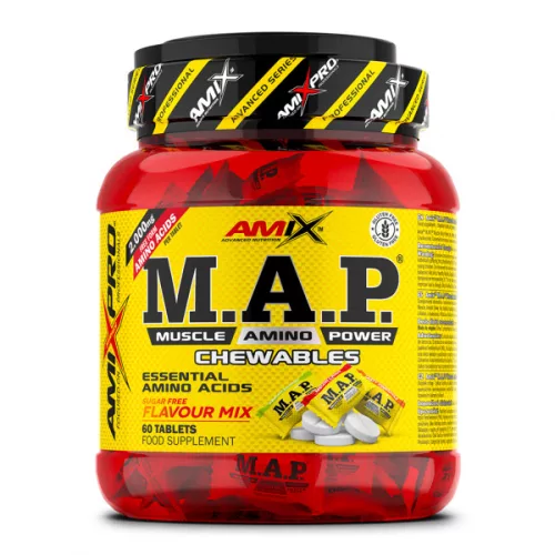 Amix - M.A.P. 2000mg EAA esszenciális aminosav rágótabletta (60 db)