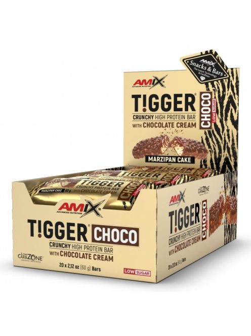 AMIX Nutrition TIGGER® CHOCO 20x60g - Marzipan Cake