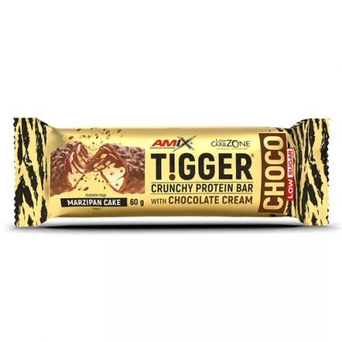 Amix Tigger Choco - Fehérjeszelet - marcipántorta- 20x60g