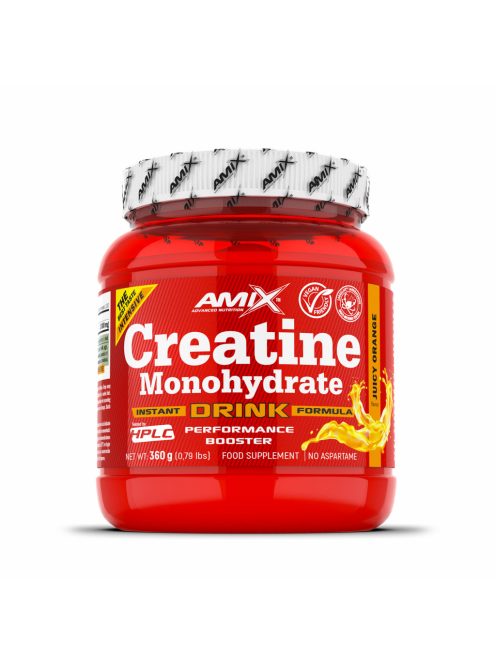 Amix Nutrition - Creatine monohydrate Powder Drink 360g Orange - Ízesített kreatin, Narancs
