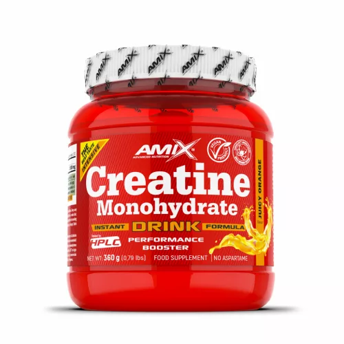 Amix Kreatin Monohidrát italpor - narancs - 360g