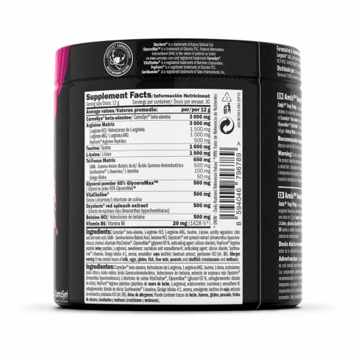 Amix Black Yeep Pump No Caff - Stimulánsmentes edzés előtti formula - jungle monster - 360g