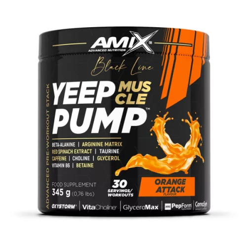 Amix Yeep Pump - Stimuláns edzés előtti italpor - narancs - 345g