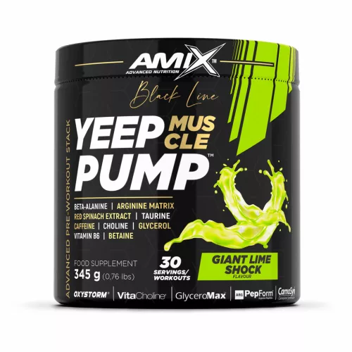 Amix Yeep Pump - Stimuláns edzés előtti italpor - citrom - 345g