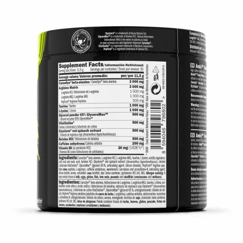 Amix Yeep Pump - Stimuláns edzés előtti italpor - citrom - 345g