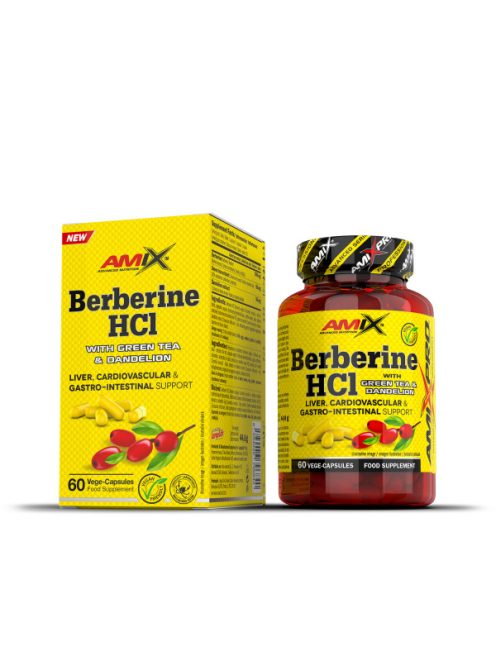 AMIX Nutrition - AmixPro Berberine HCl with GreenTea & Dandelion - BOX 60cps