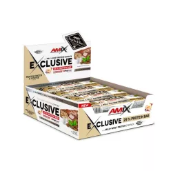   Amix Exclusive Protein Bar Box - Fehérjeszelet - kávé-csoki - 12x85g