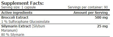 Amix Sulforaphane - Brokkoli kivonat - 90 kapszula