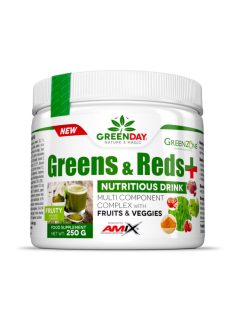   AMIX Nutrition - GreenDay Greens & Reds + Fruity 250g - Superfood - Zöldségpor