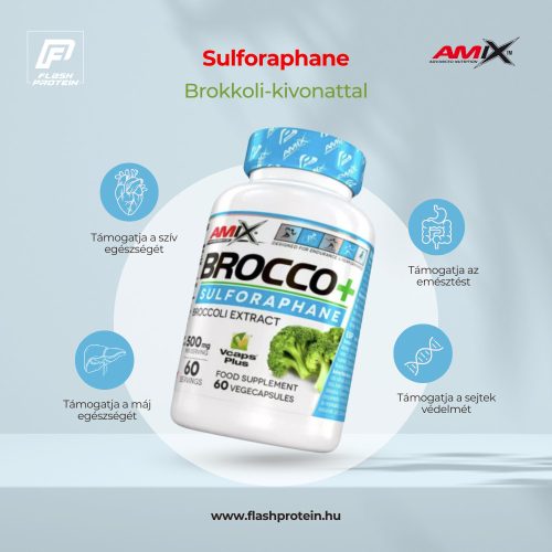 Amix Performance Brocco + Sulphoraphane - brokkoli kivonat - 60 kapszula
