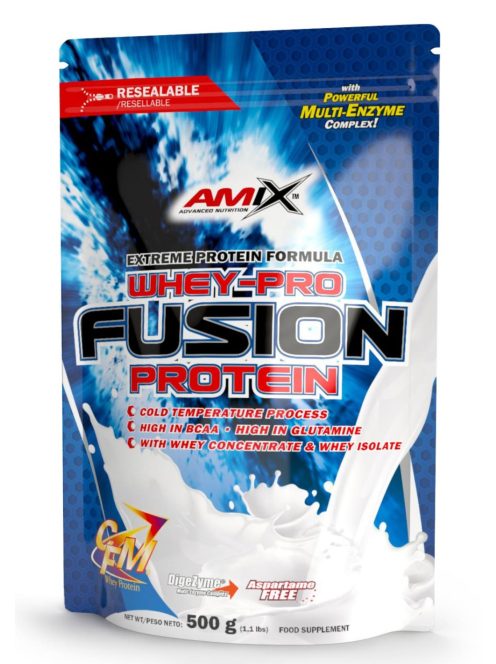 AMIX Nutrition - WheyPro FUSION protein 500g / 1000g / 2300g / 4000g - 500, Moca-Chocolate-Coffee