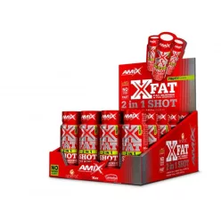   Amix XFat 2in1 Shot - Edzés előtti shot és testsúlykontroll-formula egyben - 20x60ml