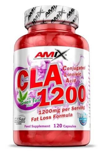 Amix Konjugált Linolsav & Zöldtea kivonat - Testsúlykontroll-formula - 120 kapszula