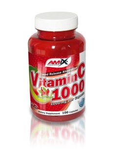 AMIX NUTRITION - C-Vitamin + Rose Hips 1000mg 100cps