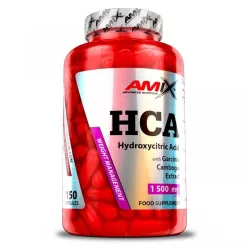   Amix HCA 1500 mg - Hidroxi-citromsav - Testsúlykontroll-formula - 150 kapszula