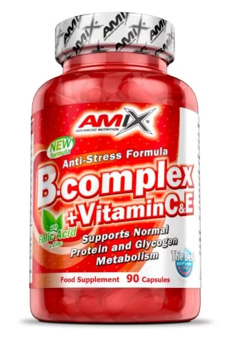 Amix B-vitamin komplex C&E vitaminnal - 90 tabletta
