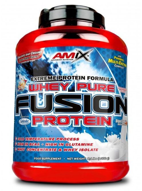 AMIX Nutrition - WheyPro FUSION protein 500g / 1000g / 2300g / 4000g - 2300, Strawberry