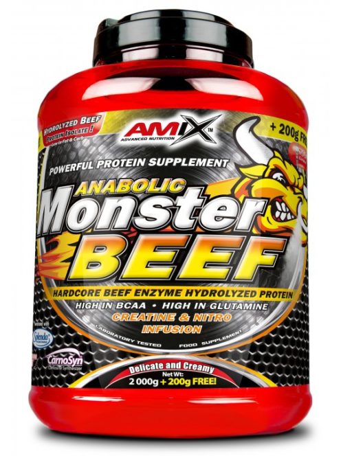 AMIX Nutrition - Anabolic Monster BEEF 90% Protein - 1000 g / 2200 g - 1000, Vanilla-Lime