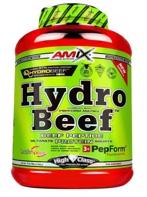 AMIX Nutrition - Hydro Beef Protein High Class Proteins 2000g Peanut Chocolate Caramel