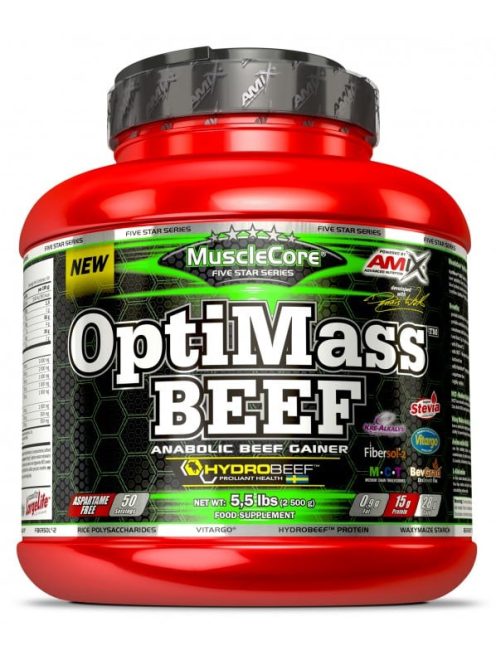 Amix Nutrition - OptiMass™ Beef Gainer 2500g - Double Fudge Chocolate
