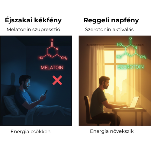 Kortizol szint csökkenése